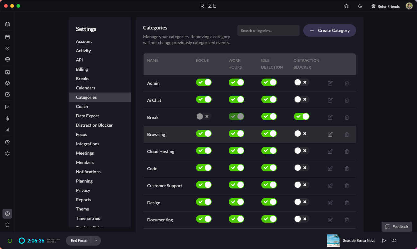 Create Category Modal